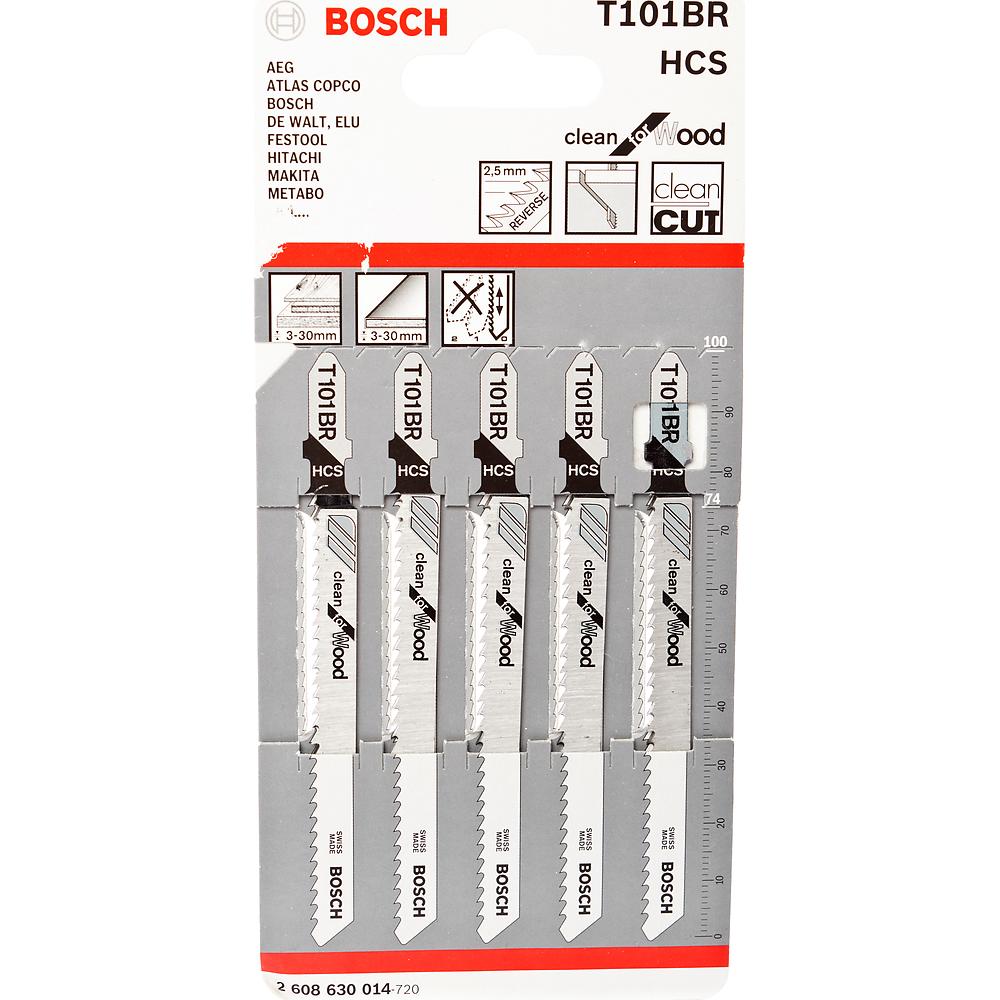 Набор пилок Bosch 5шт T101 BR (014)